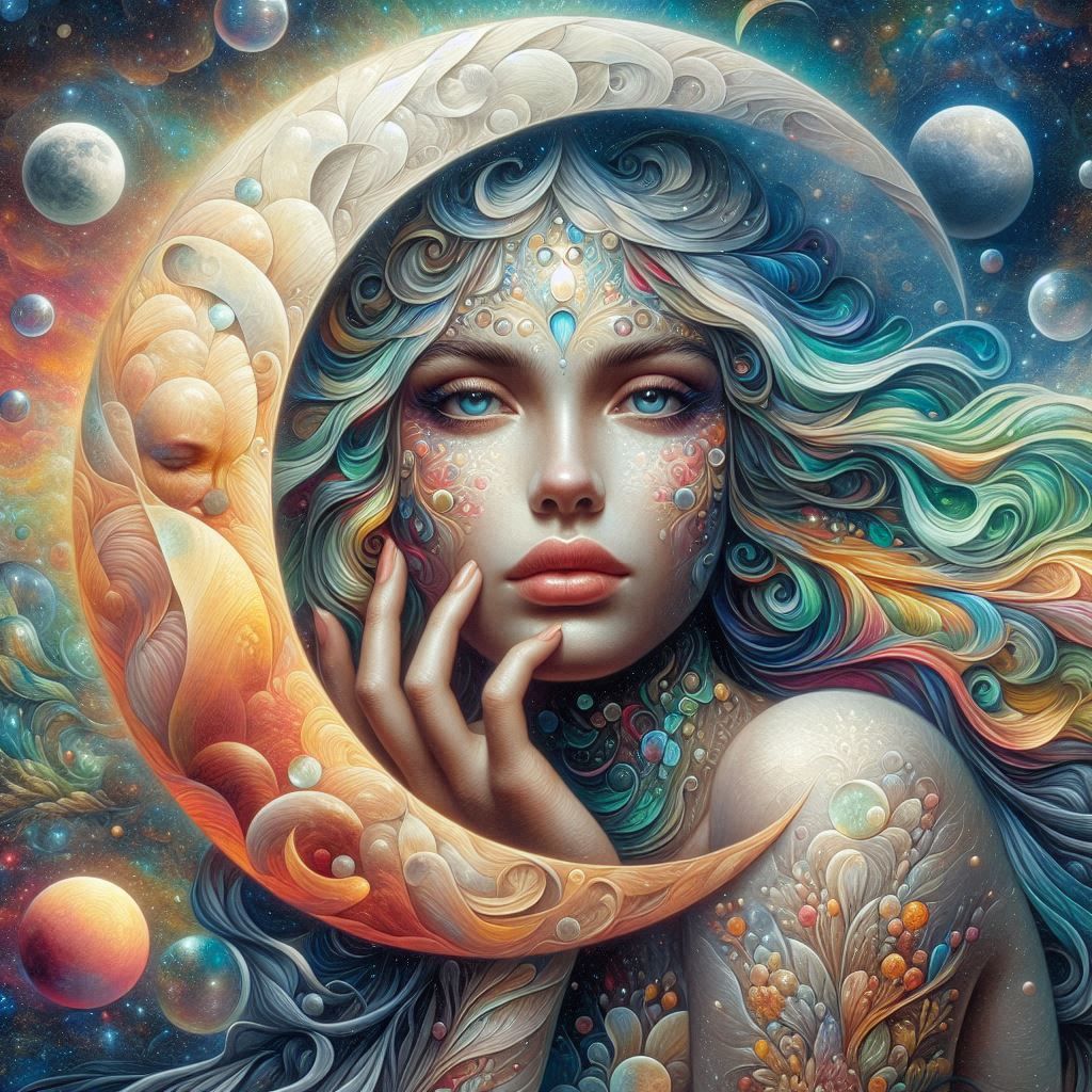 Femme lune
