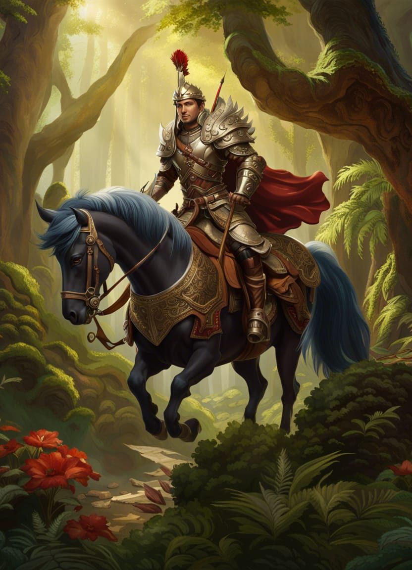 Rome Centurion riding on Horse - AI Generated Artwork - NightCafe Creator