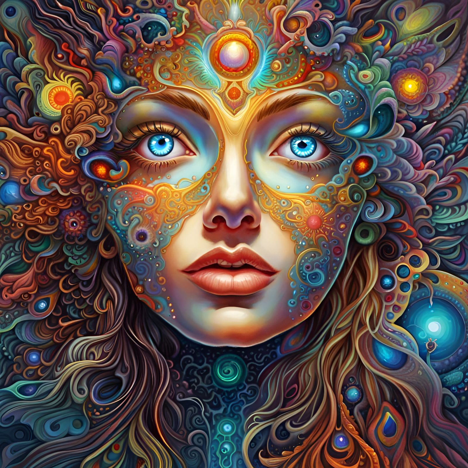 The goddess of space and time - AI Generated Artwork - NightCafe Creator