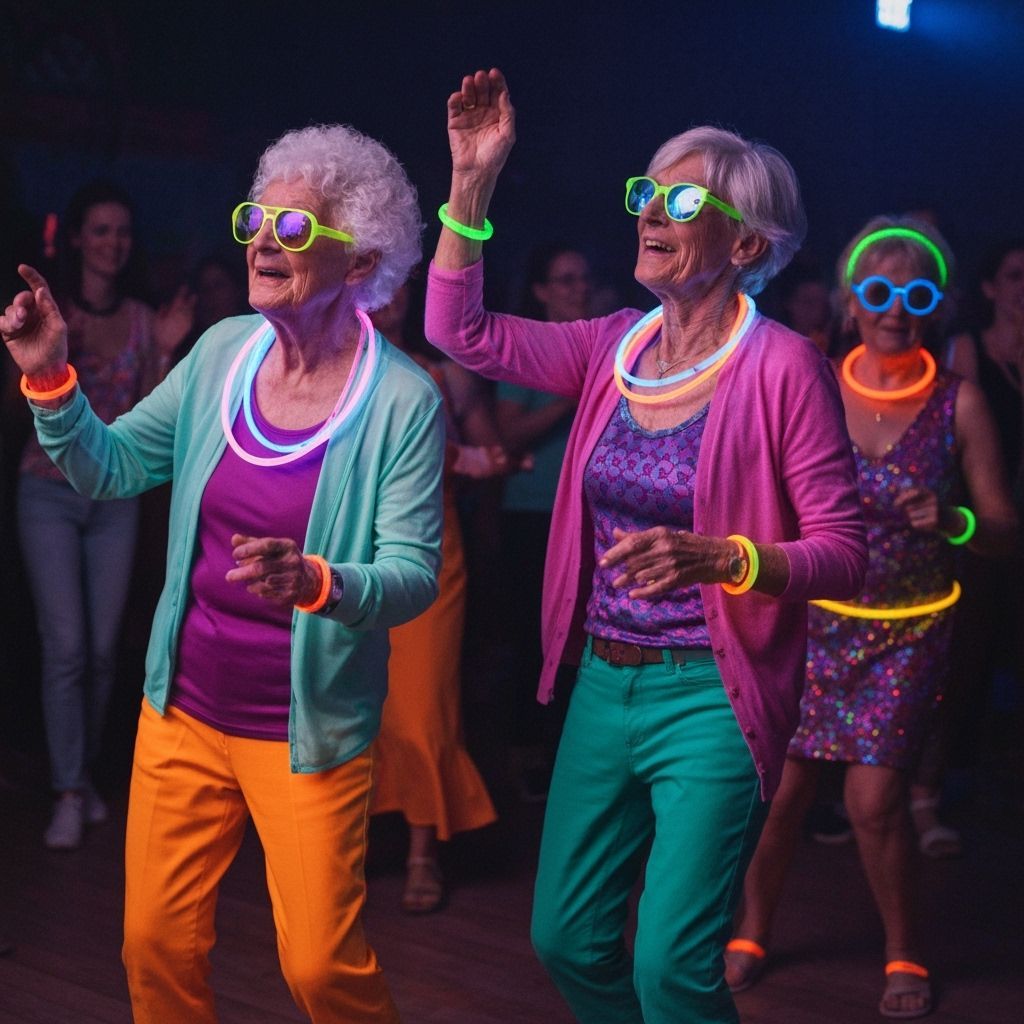 Never too old to Rave  by @DarkUnicornVet 