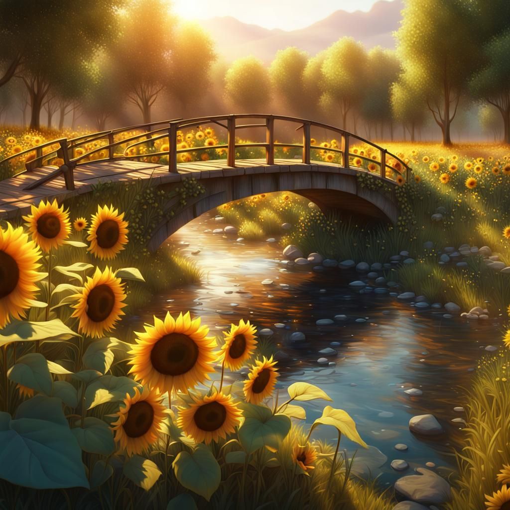 Sunflower Stream  by @Glowing_Starlight