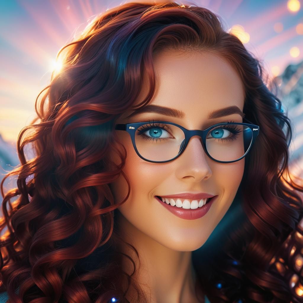 Dreamup beautiful attractive beauty queen, stunning environm...