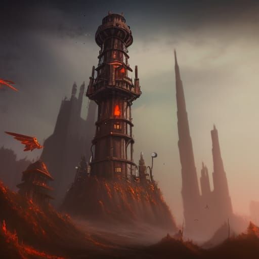 tower of rust wizard