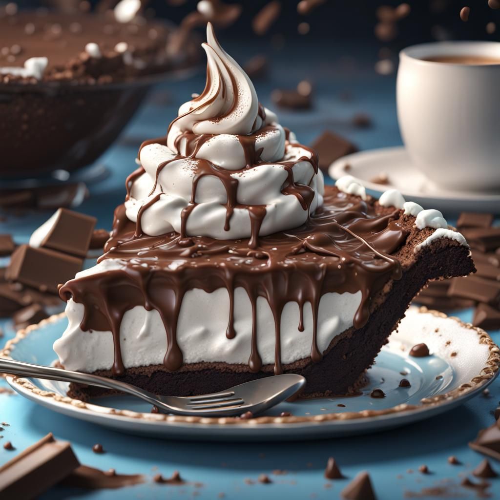 Chocolate Pie  by @ORA