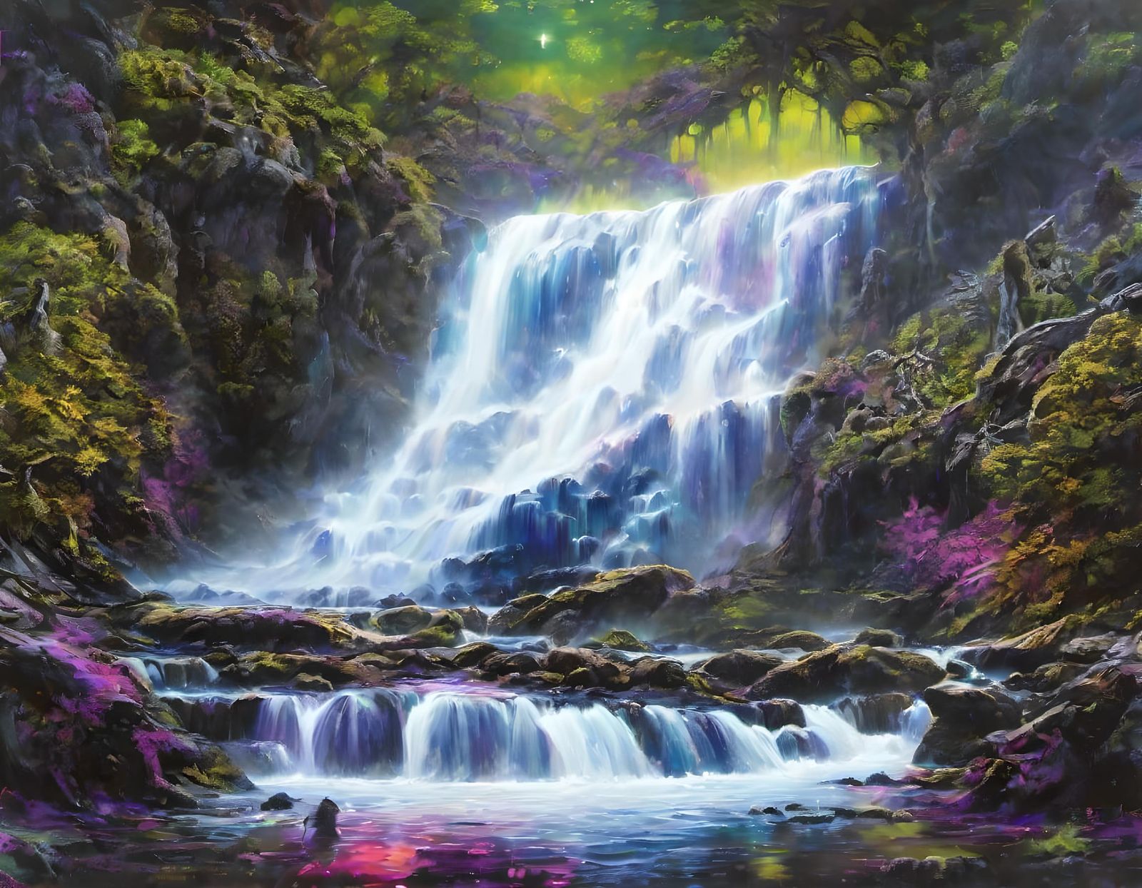 Waterfall <lora:Biohazard Beauties:1.0>