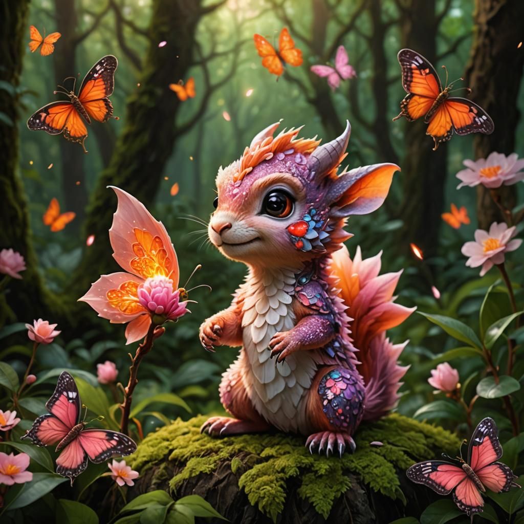 Dragon Squirrel - AI Generated Artwork - NightCafe Creator