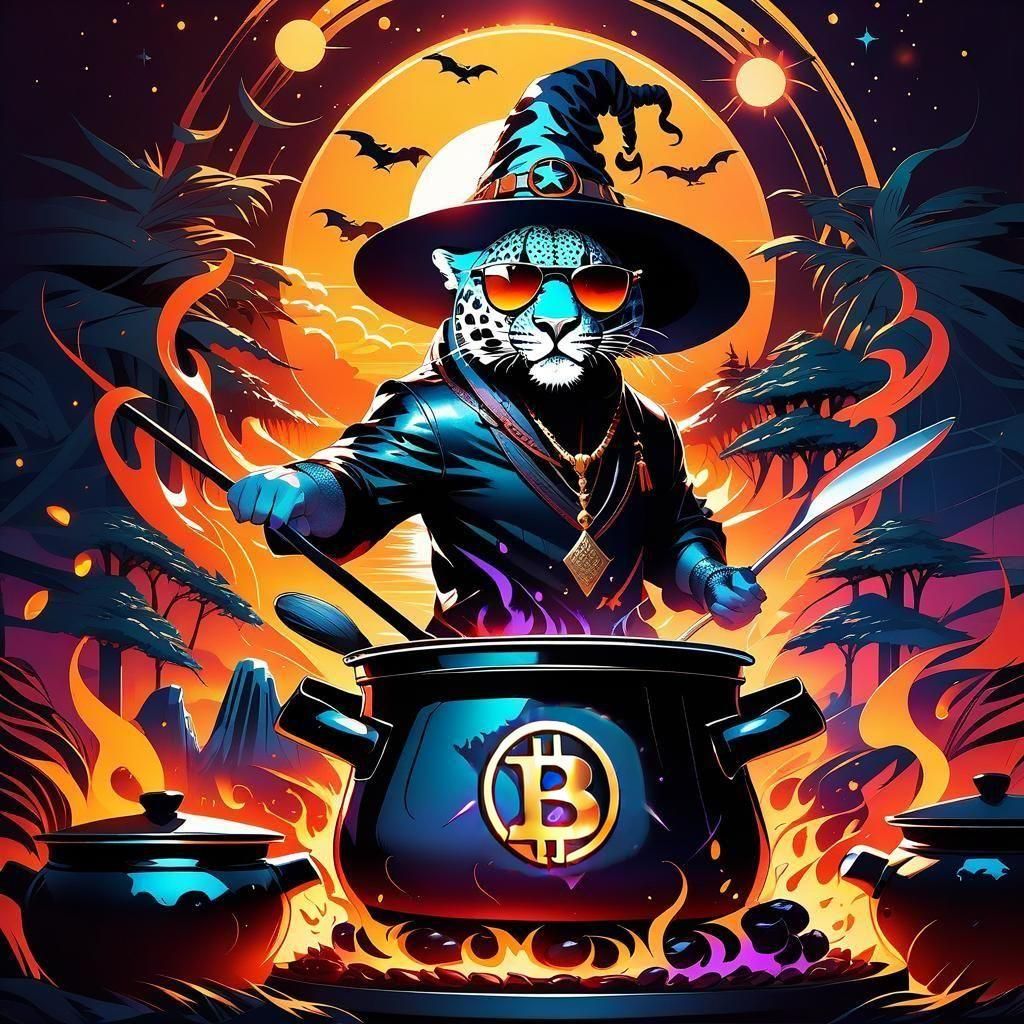 Add fire bitcoin in flames