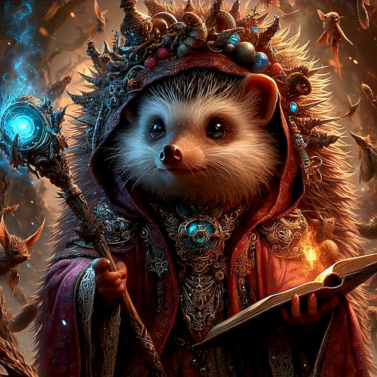 Hedgehog wizard