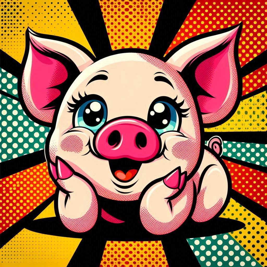 Pop Pig - AI Generated Artwork - NightCafe Creator