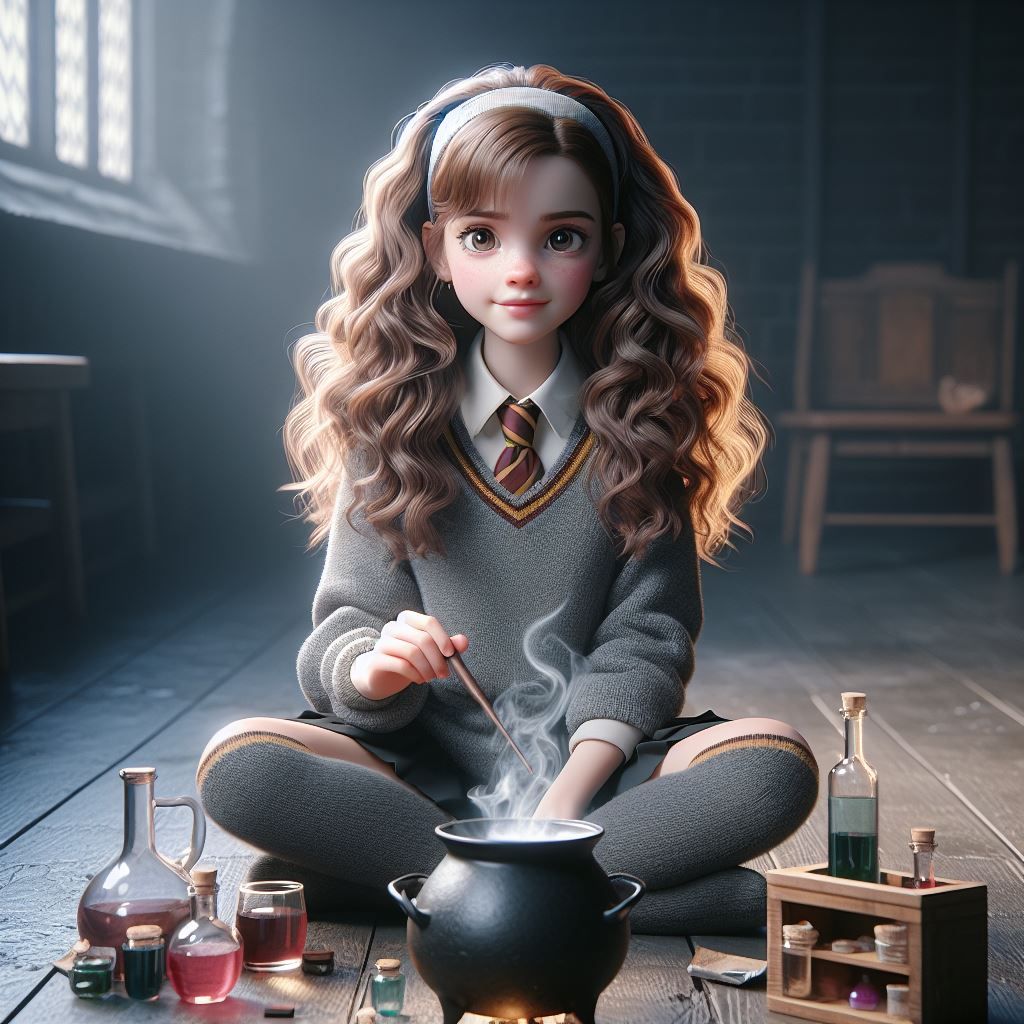 Hermione Brewing - Pixar Series