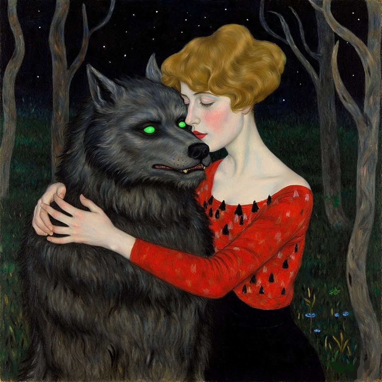 'My Wolf My Love' a la Klimt
