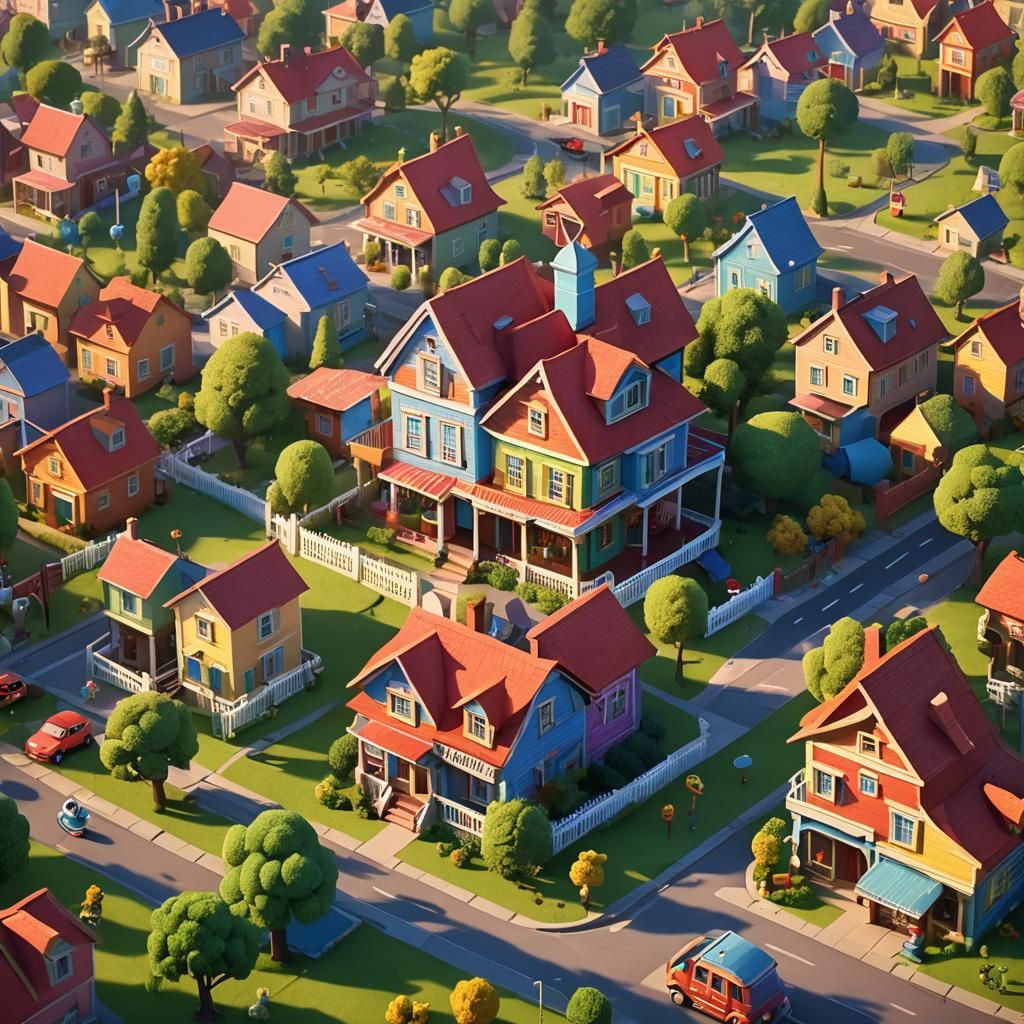 Budy jugete toy story house landscape