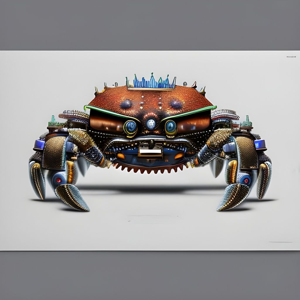Little King Robo-Crab  by @Lady Bluejayy