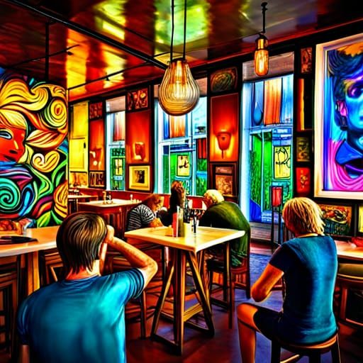 Art Night cafe - AI Generated Artwork - NightCafe Creator