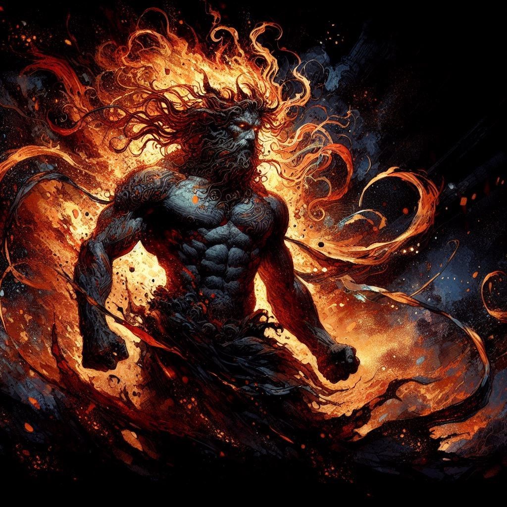 Hephaistos, God of fire