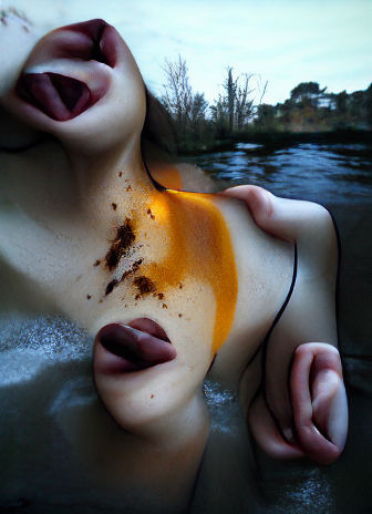 amber ochre darkness swims through an anteater's tongue