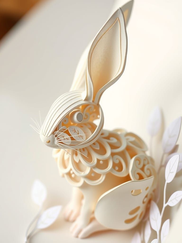 Paper Rabbit  by @Gothic Vampire Poetry