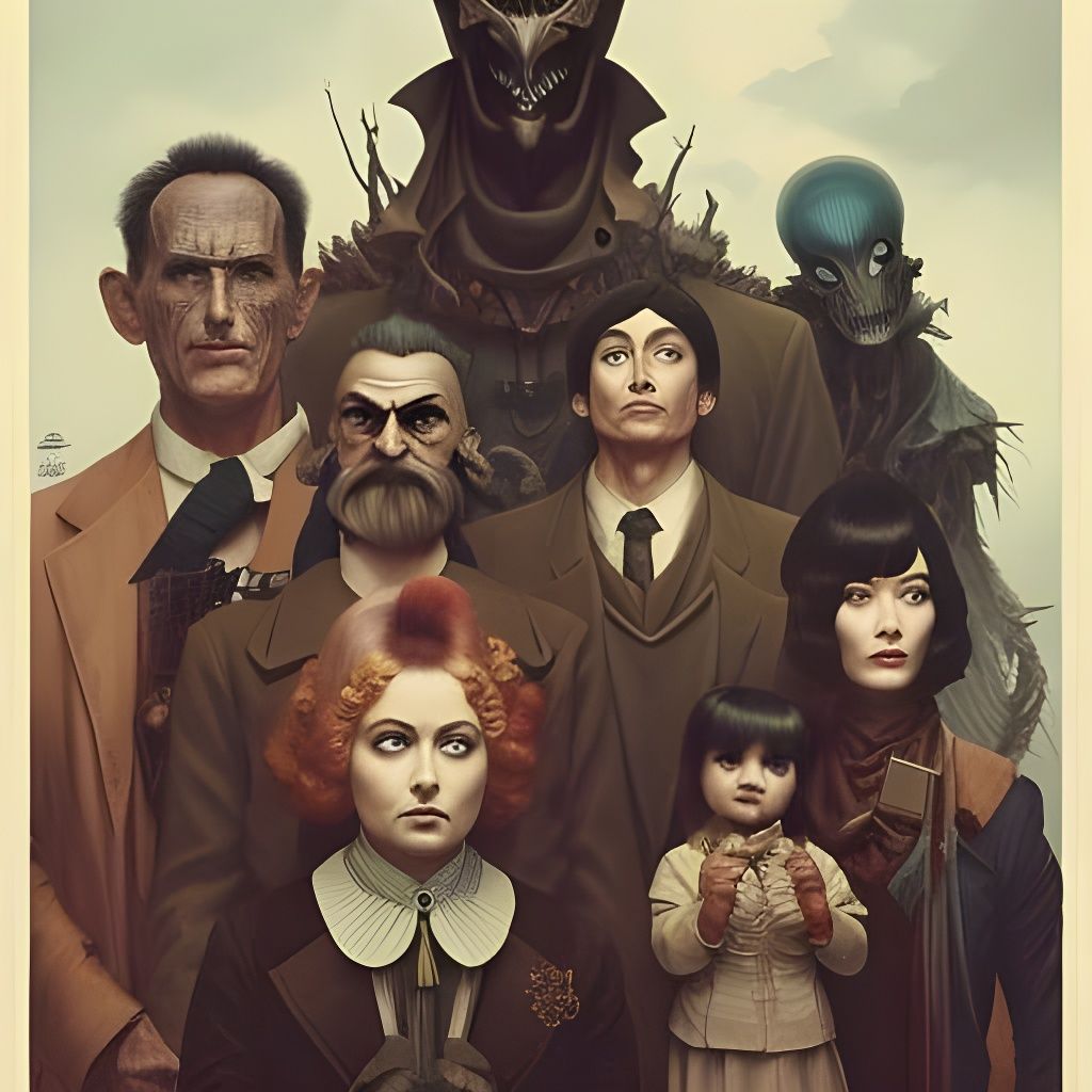 vintage family portrait