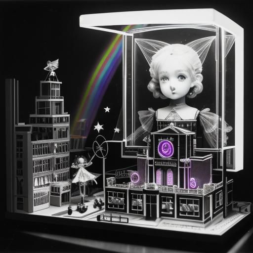 A surreal child's  drawing ,  rayograph Man Ray  collection ...