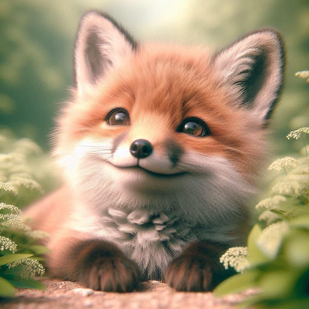 relaxed fox
