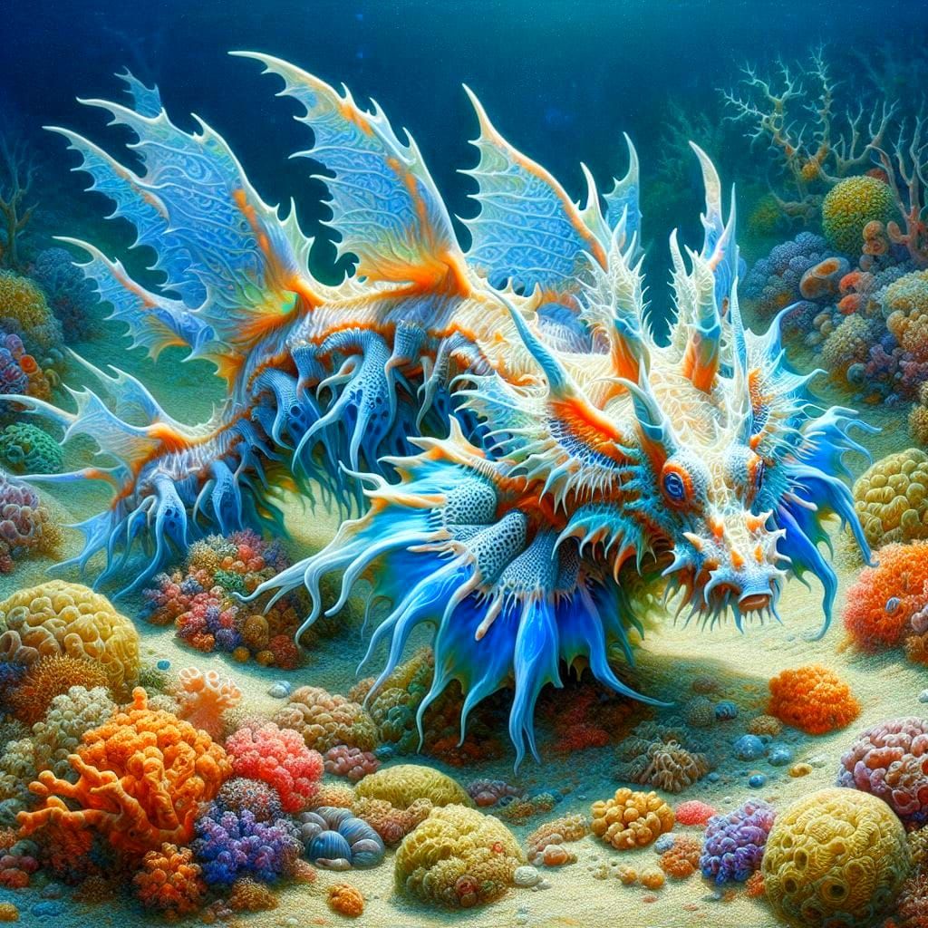 Whimsical sea slug