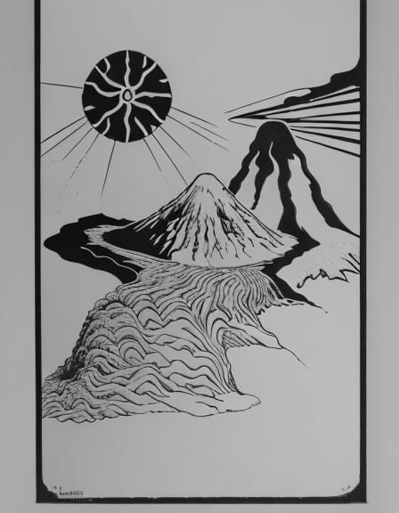 Escher (volcano 1.1) (lava 1.2) (burning sun)