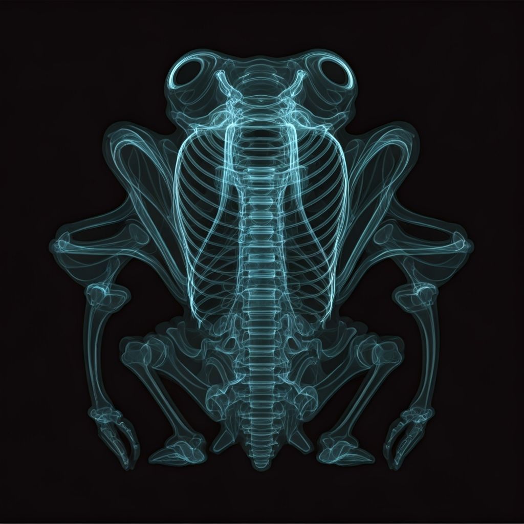 *X-ray vector bizarre extraterrestrial creature.