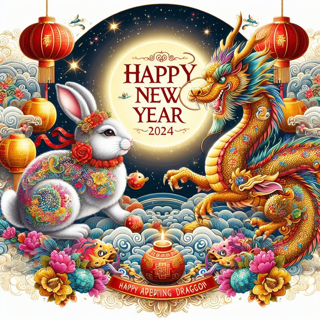 Happy New Year to you ! from Sharon and Magdalene