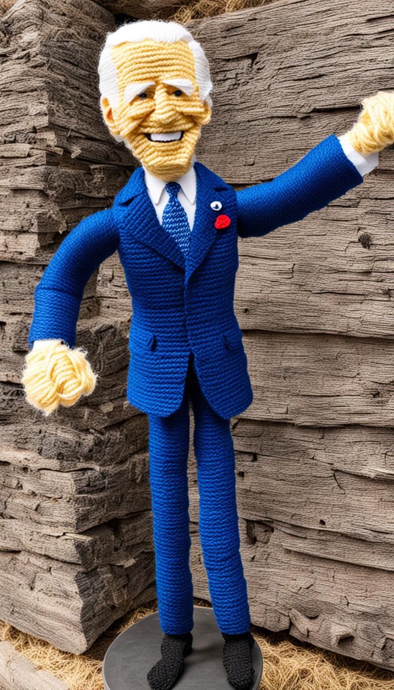 An old yarn puppet AI Generated Artwork NightCafe Creator