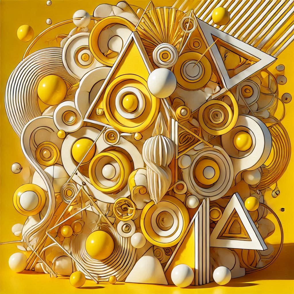 Yellow abstract