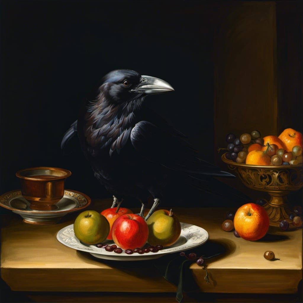 Raven eating her heart.    by @Sierra May