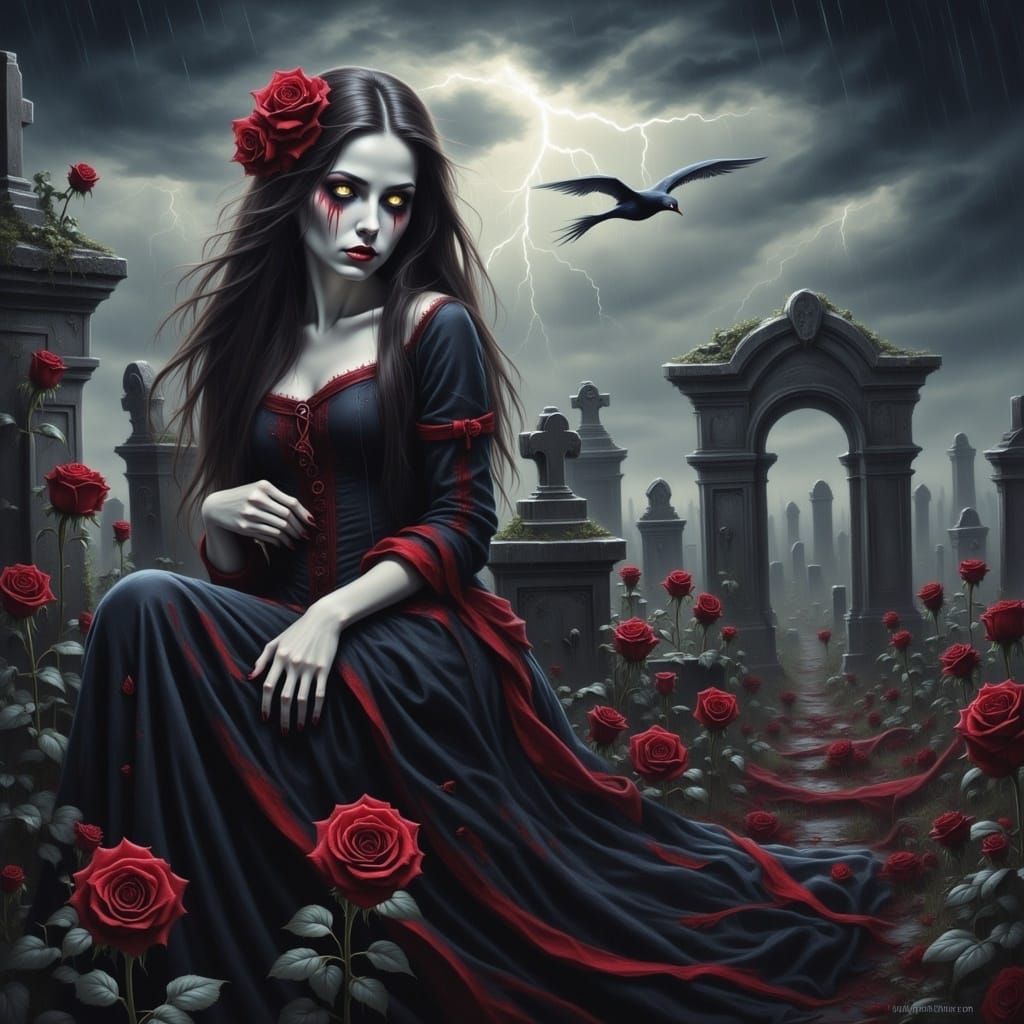 <lora:MacabreFlux:1.0> 