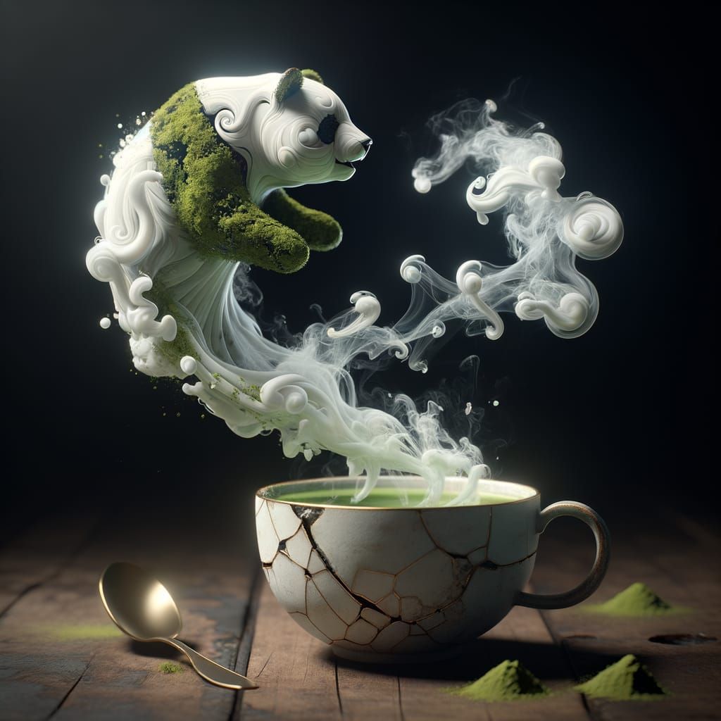 The spirit of matcha   by @Raphaelle