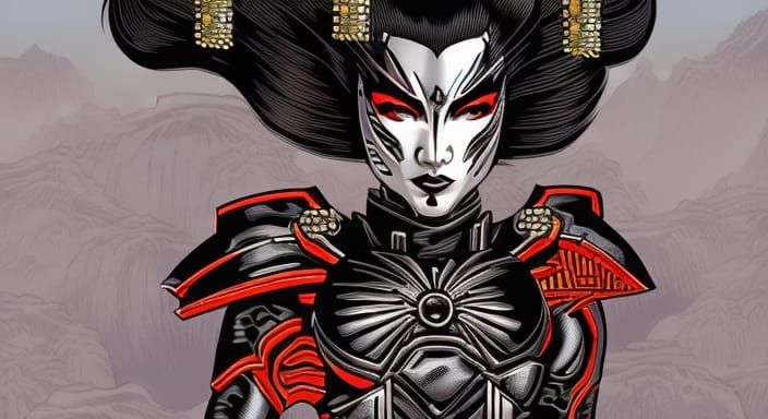 Cyborg Geisha Hybrid