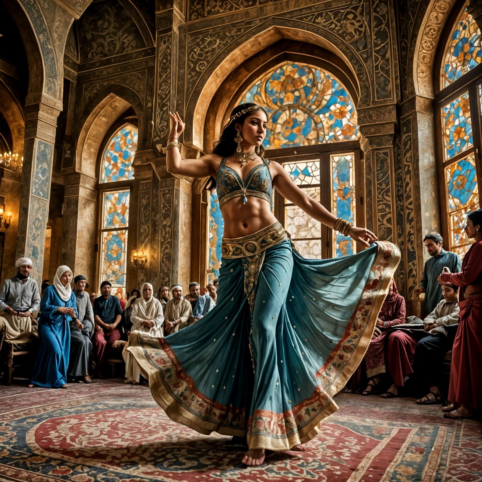 Belly dancer in Arab sultanate - Belly dancer in Arab sultan...