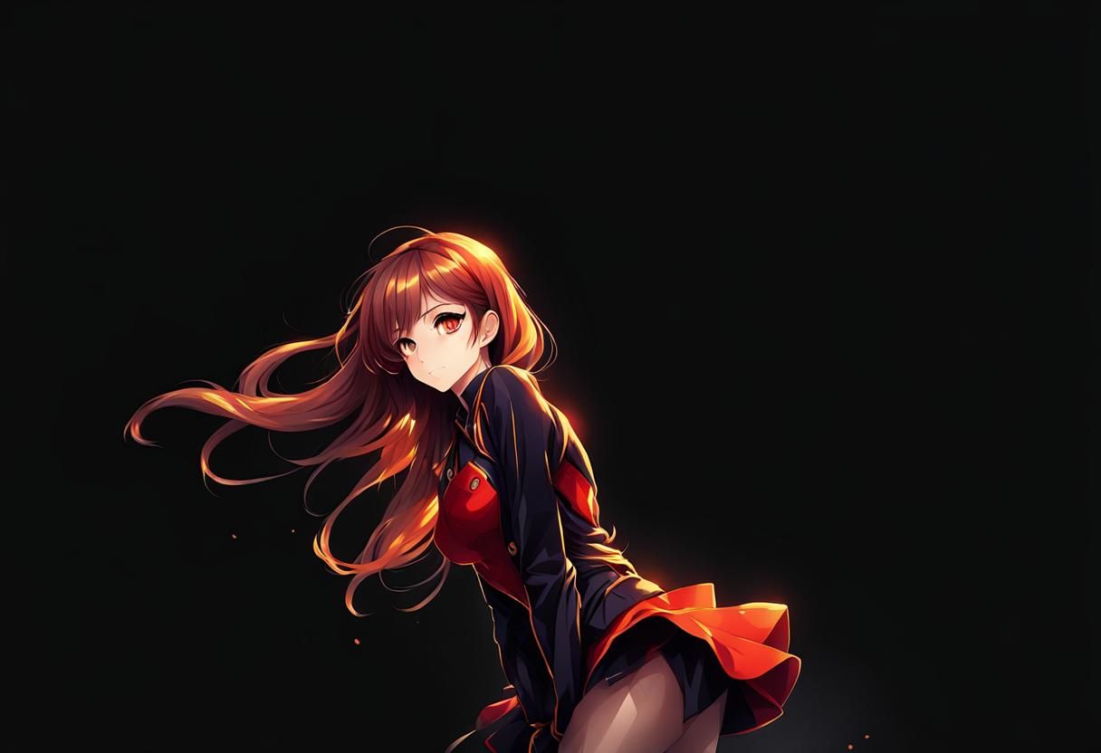 artwork so beautiful girl and shapely with style anime human...
