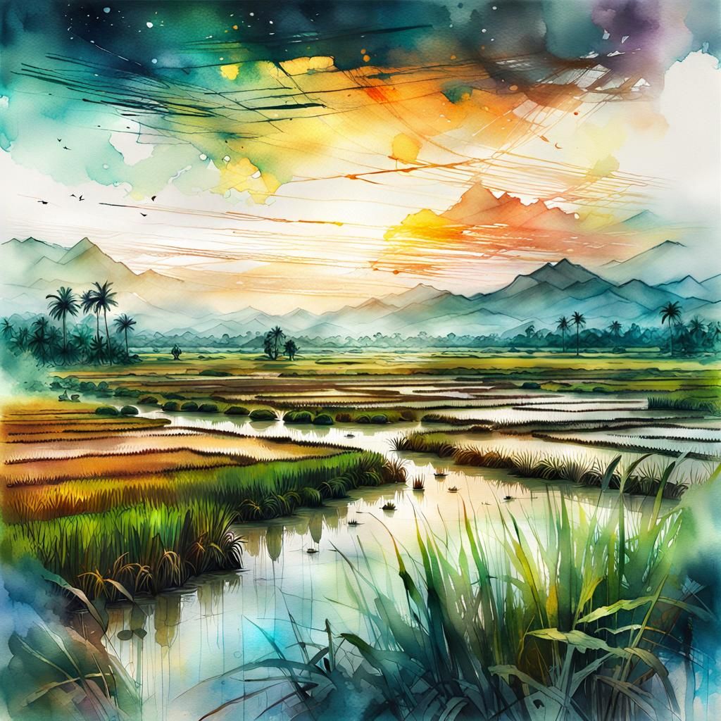 Rizières au Viet Nam  by @Duke35