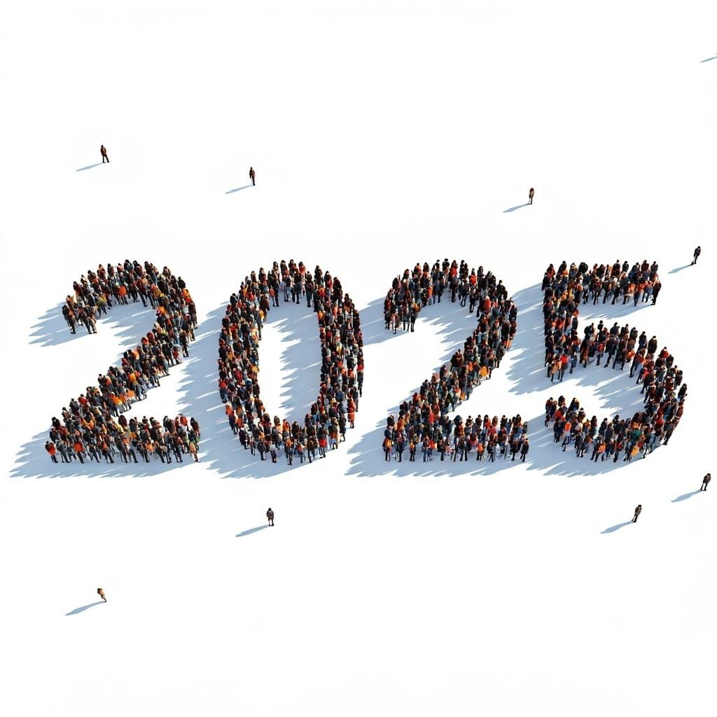 Vibrant Collective Portrait in High-Contrast Color