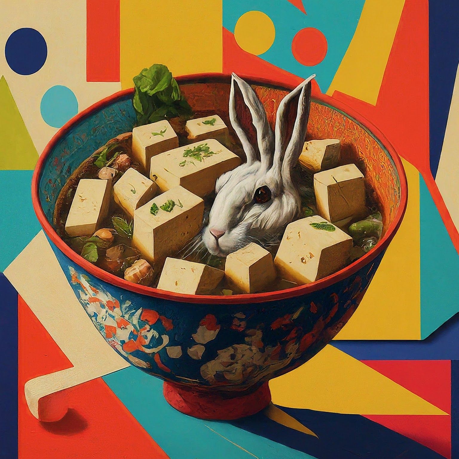 Soup-Happy Rabbit