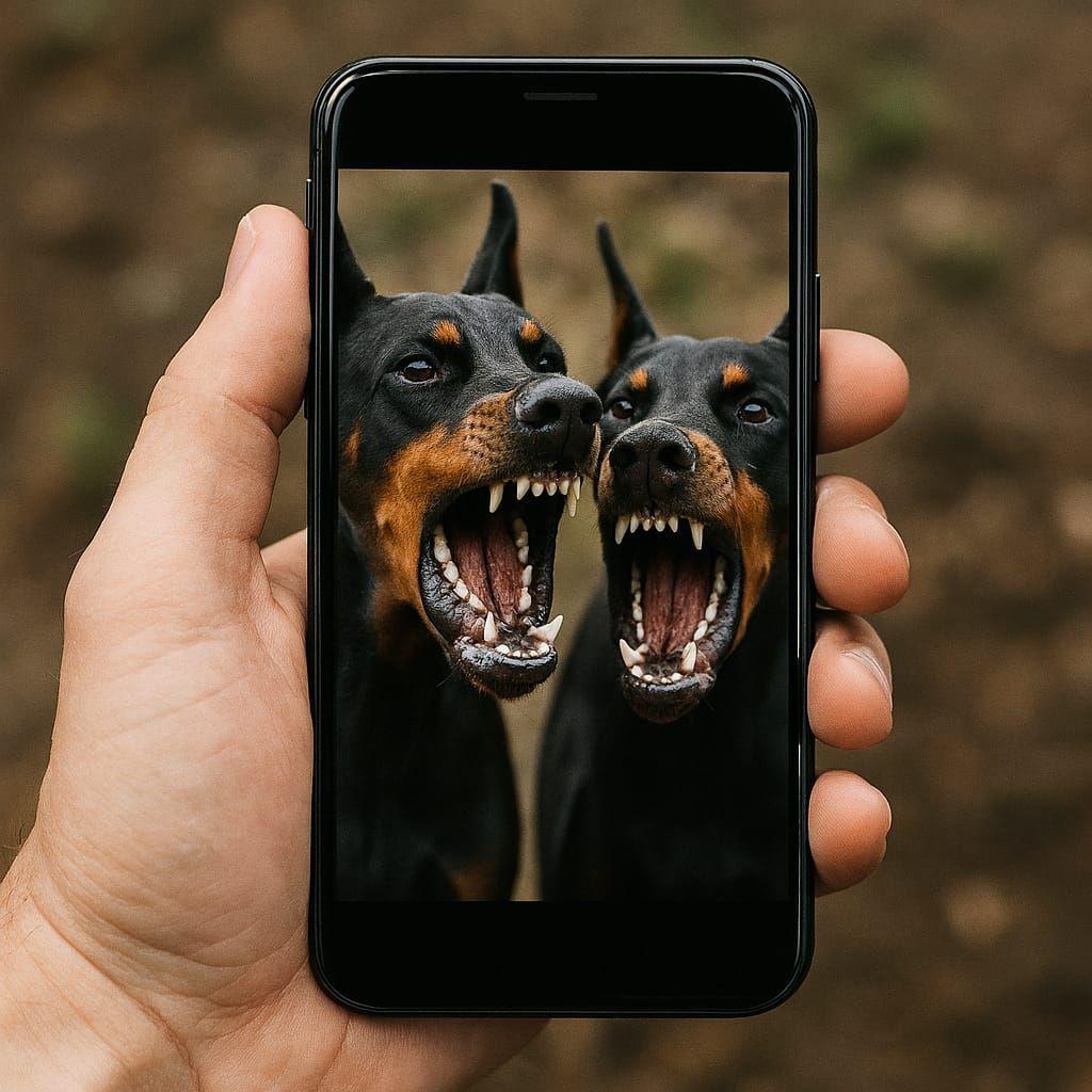 smart doberman pinscher guard dogs