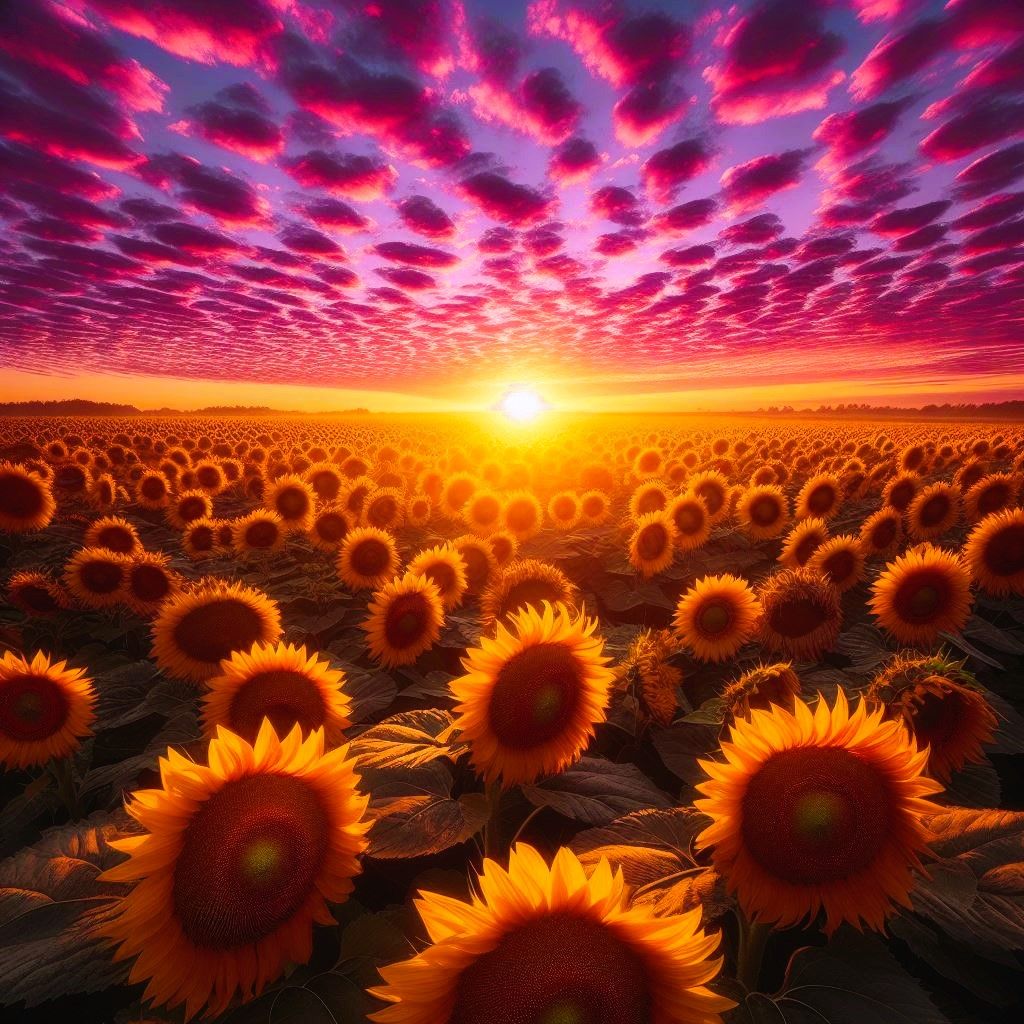 Golden (and magenta) sunrise