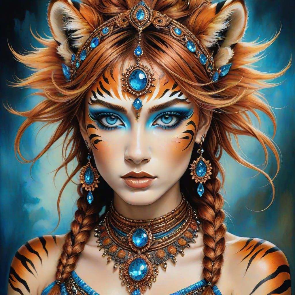 Tigres the tiger goddess   by @PrincessGina