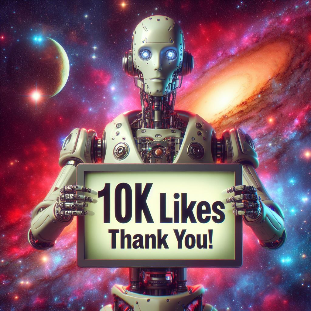 10K Likes. Thanks everyone !