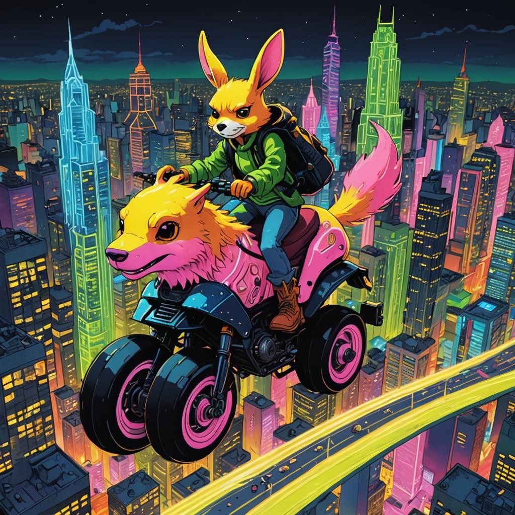 Neondog and the Glowrider