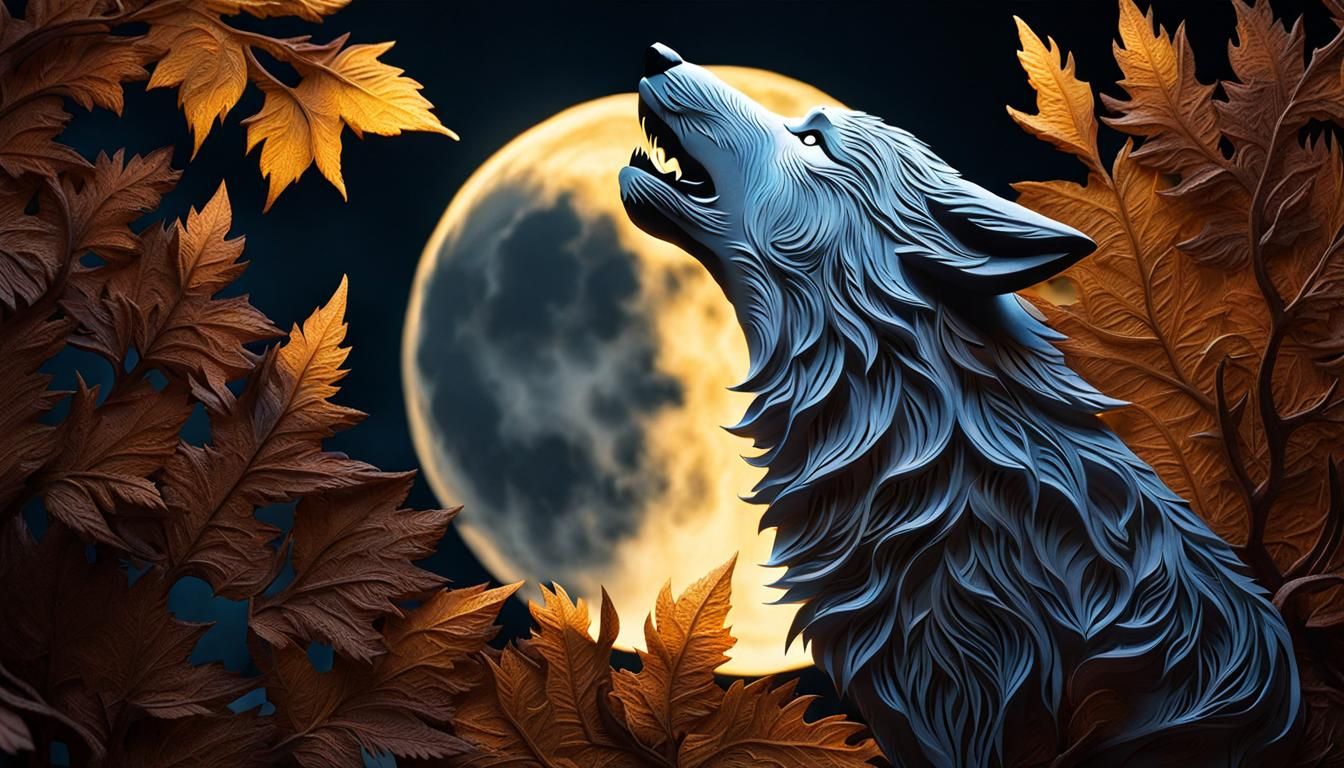 Howling at the moon