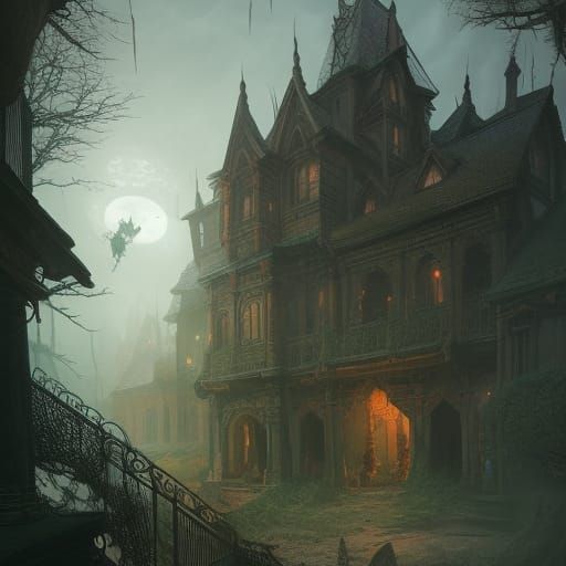 living haunted house