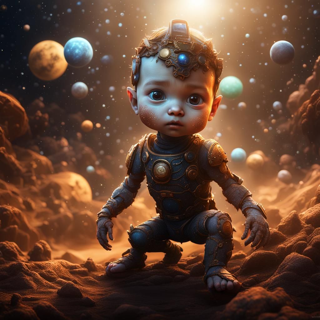 Baby Moisturizers in Galaxy: Fantasy Concept Art