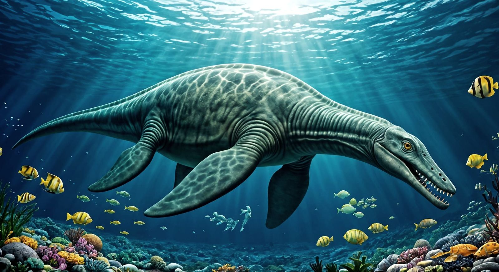 Plesiosaurus   by @Tymelle