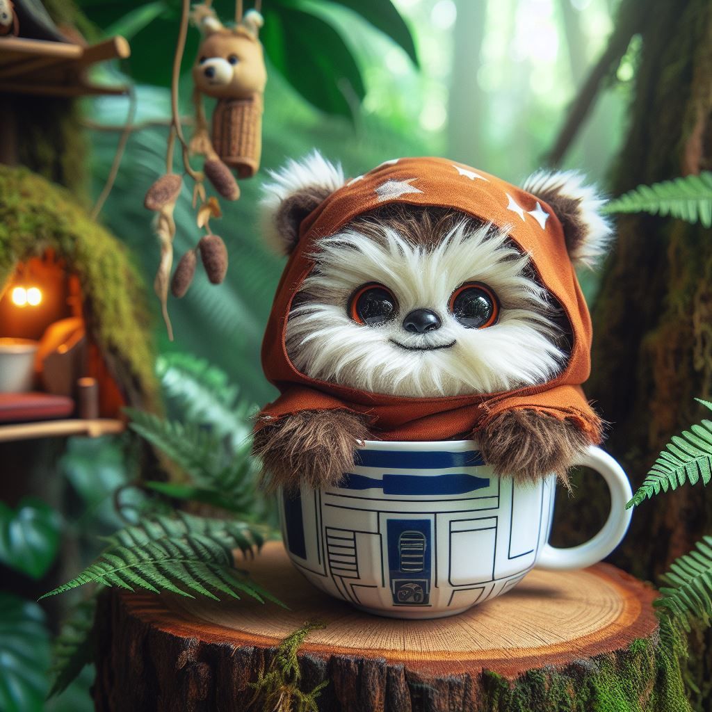 Ewok in a teacup 2
