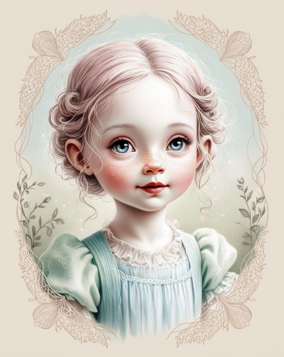 Little Lady (vintage illustration)